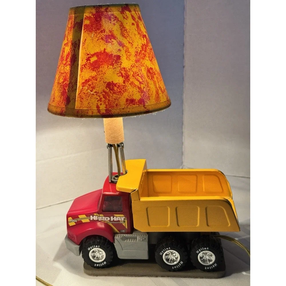 Very Rare Vintage Lot Of 2 HardHat Lamps contractors trucks 1989